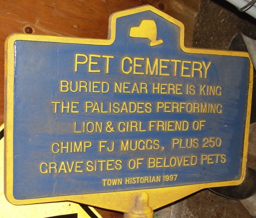 Pet Cemetery Marker. chs-013573